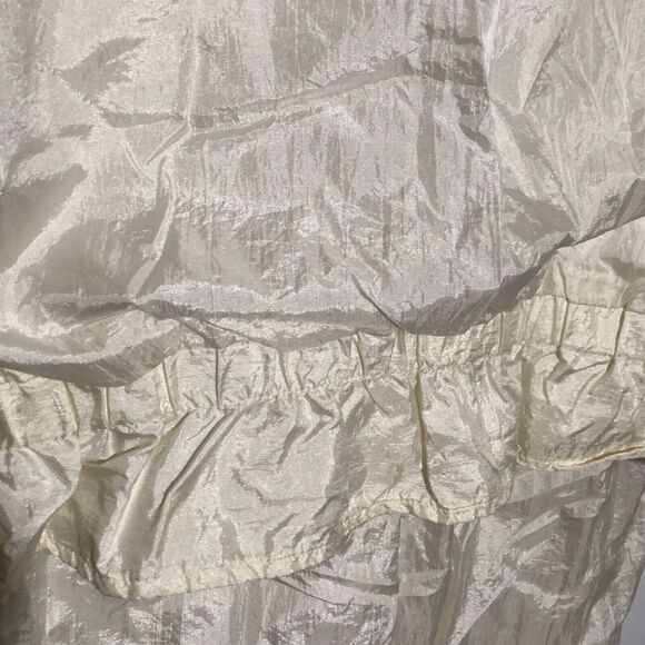 Active Exchange Tracksuit Womens Medium White Gold Pants Jacket Set 80s 90s - Picture 13 of 13